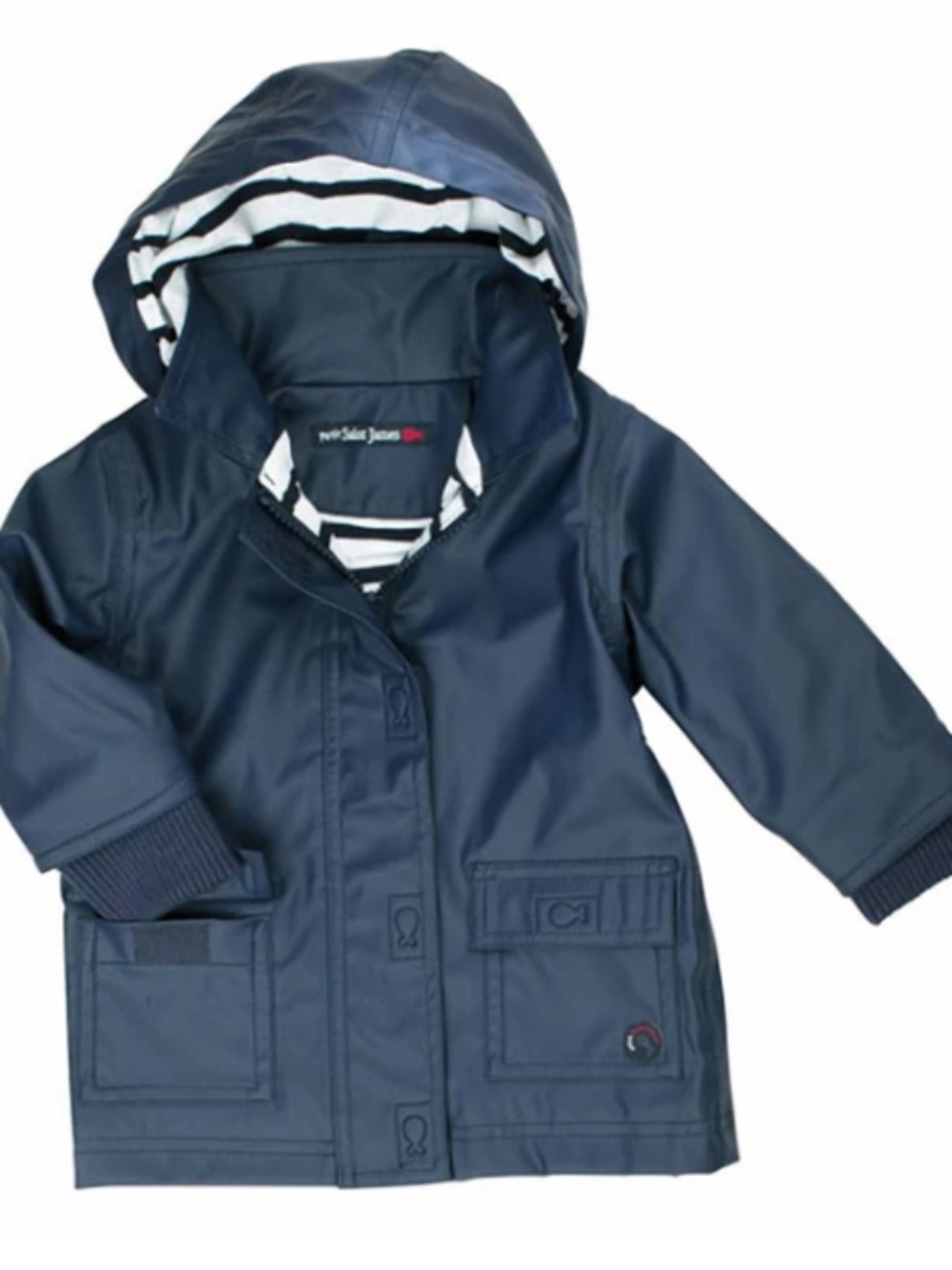Saint James Pacifique Navy Raincoat (Size: 3T) NWT